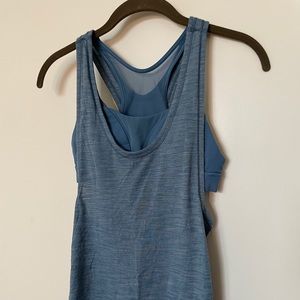 Lululemon Blue Bra/Tank Workout Top